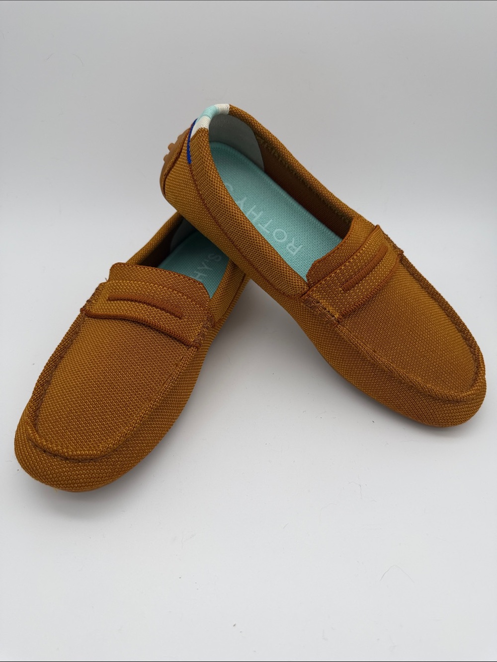 Rothy’s The Driver Slip On Loafers in Cognac Size 7.5 Shoes Flats Office Work